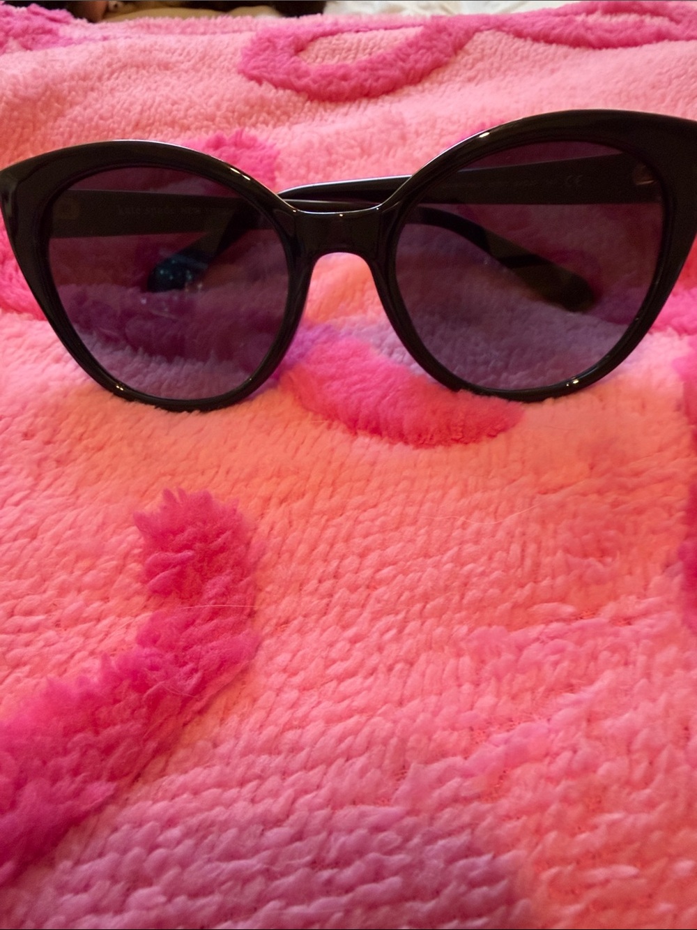 Kate Spade Women’s Black Cat-Eye Sunglasses
